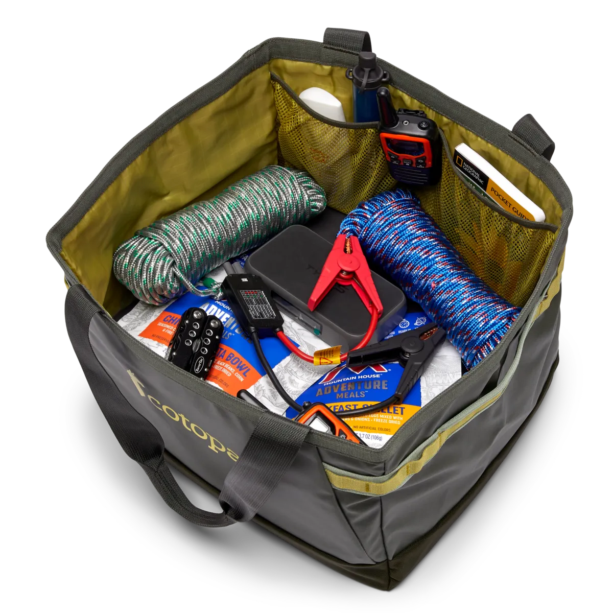 Cotopaxi Allpa 30L sac tote kaki poches multiples