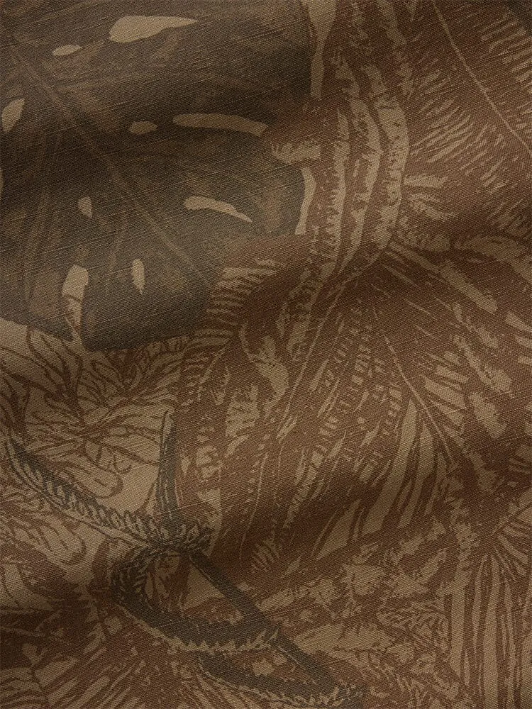 Alpha Industries Botanic Jungle Camo chemise coton marron