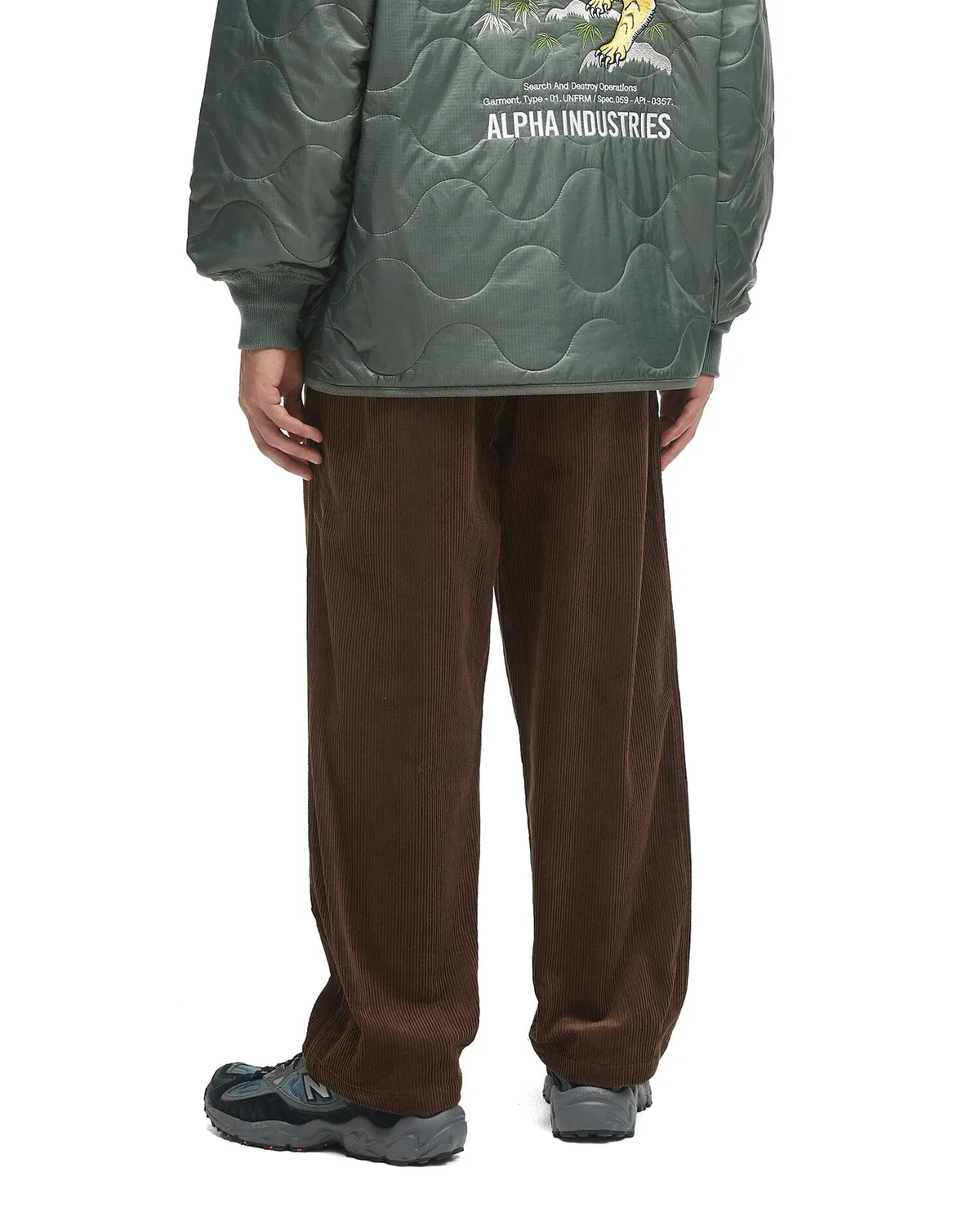 Alpha Industries UNFRM pantalon cargo homme velours rouille