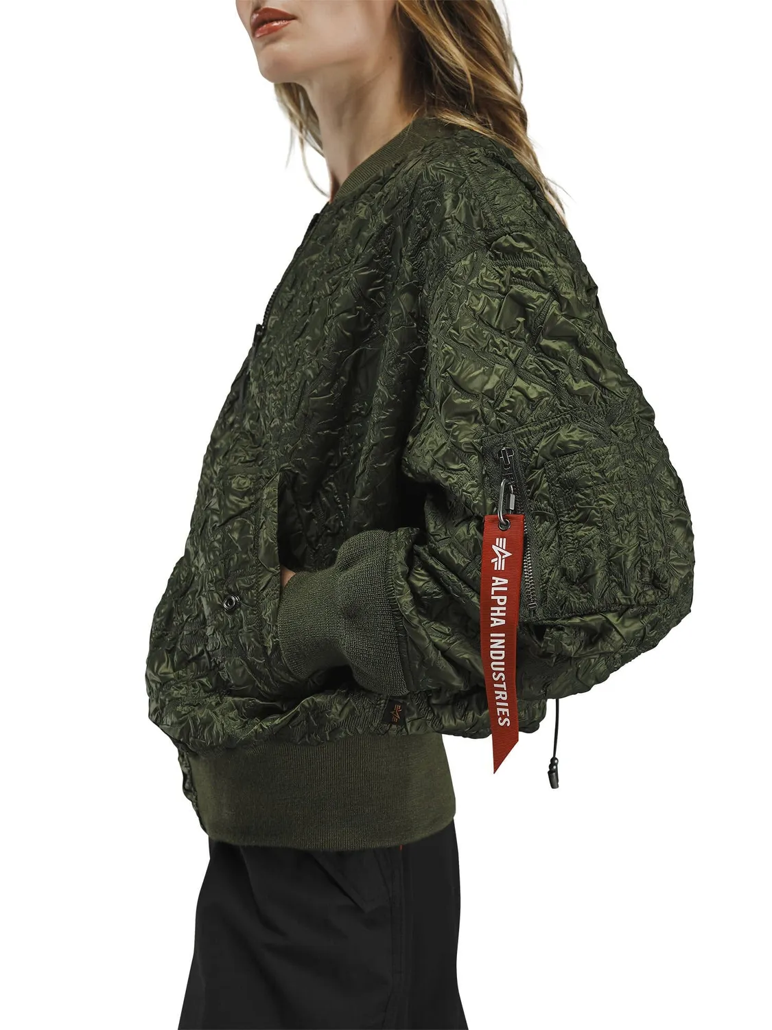 Alpha Industries L-2B Bubble blouson vert femme OG-107