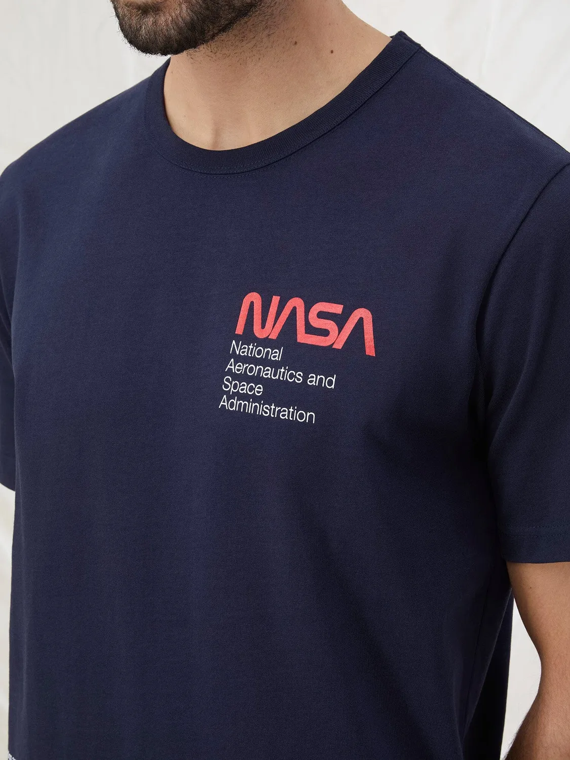 Alpha Industries NASA Worm Logo Gen II T-shirt logo poitrine