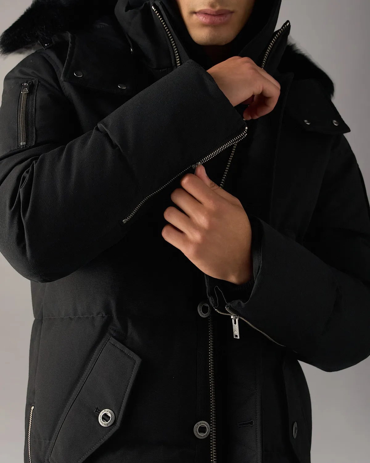 Moose Knuckles Original 3Q doudoune noir grand froid