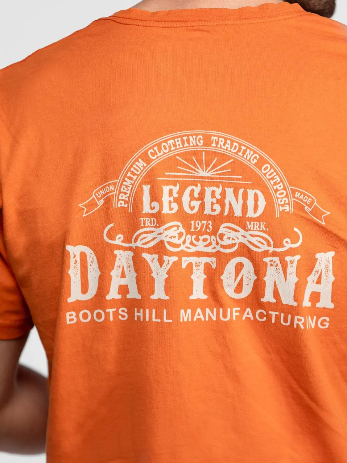 DAYTONA Donell t-shirt vintage coton bleu algiers
