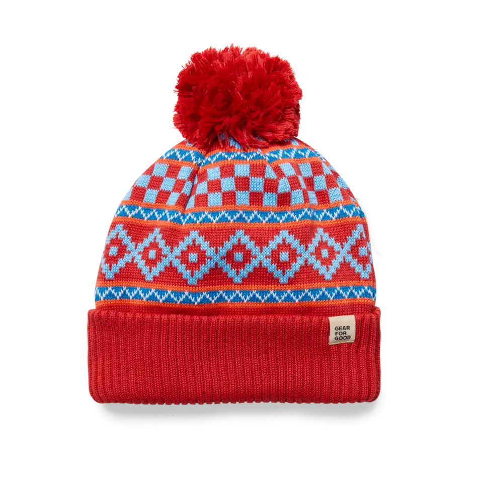 Cotopaxi Cumbre Bonnet Burgundy Tricot Hiver