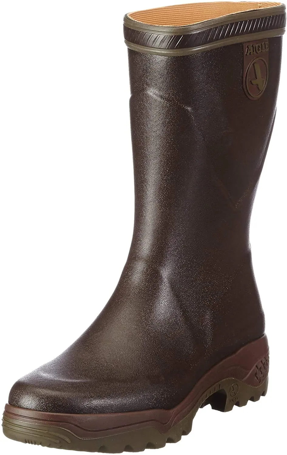 Aigle Parcours 2 bottillon chasse Bronze caoutchouc