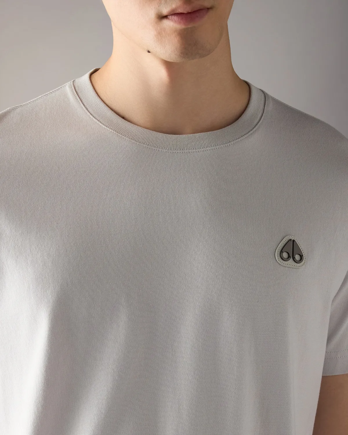 Moose Knuckles Crescent t-shirt stone en coton