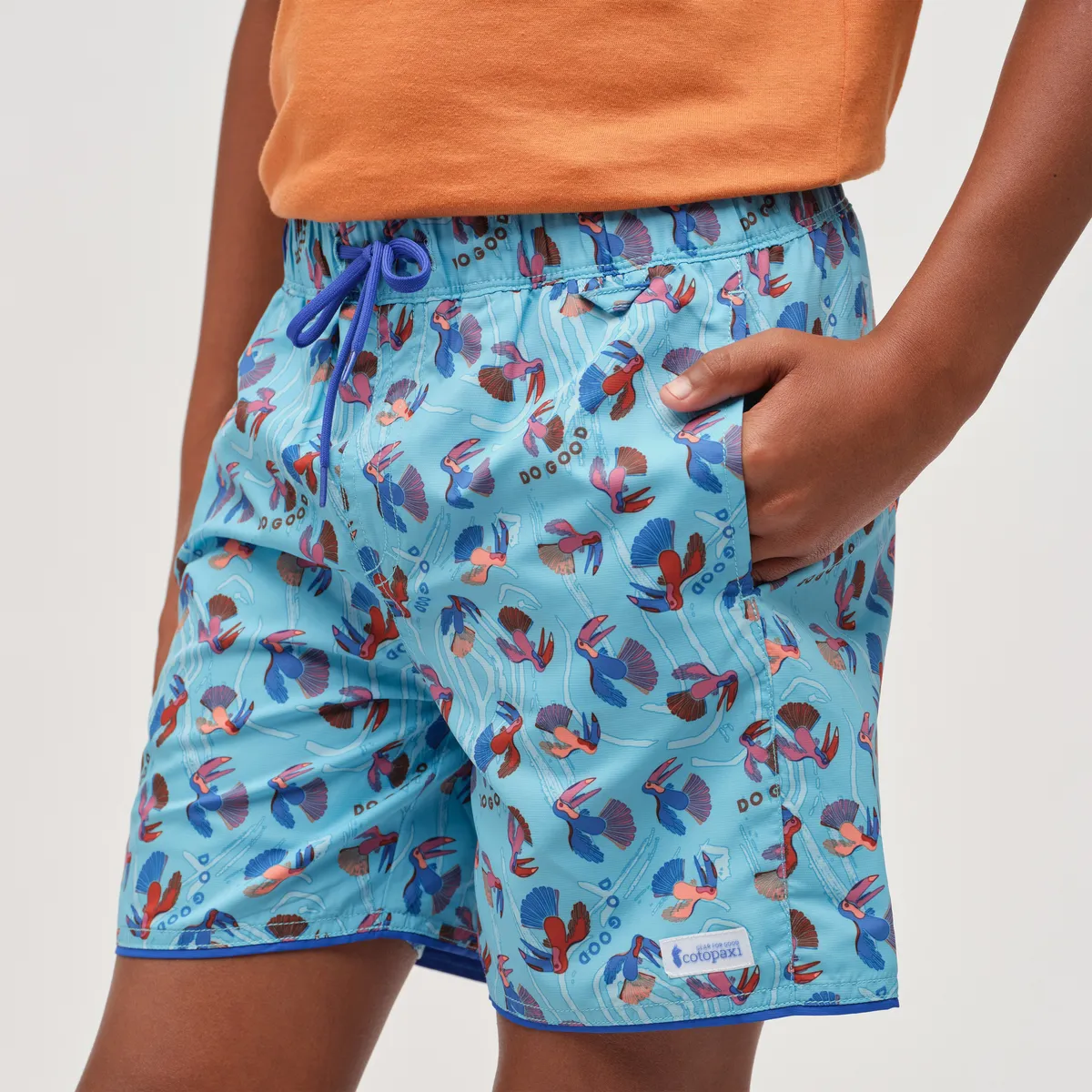 Cotopaxi Cocodrilo short garçon Tucan Verde imprimé