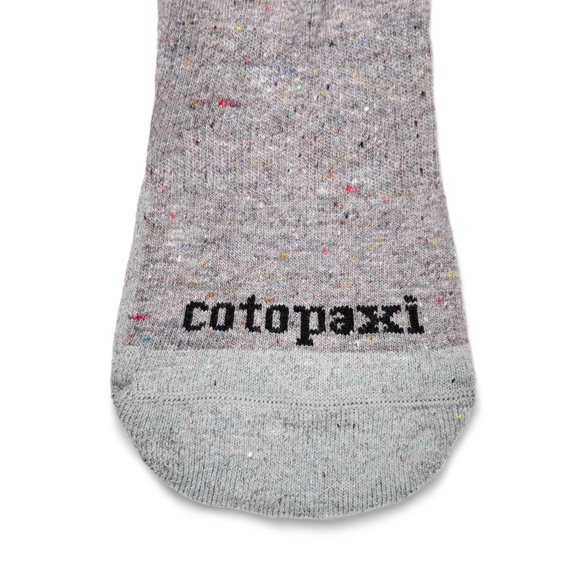 Cotopaxi Hike Crew chaussettes rayures grises laine mérinos