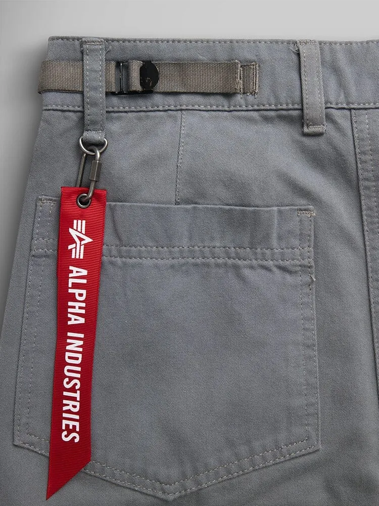 Alpha Industries M-65 pantalon cargo gris aircraft femme