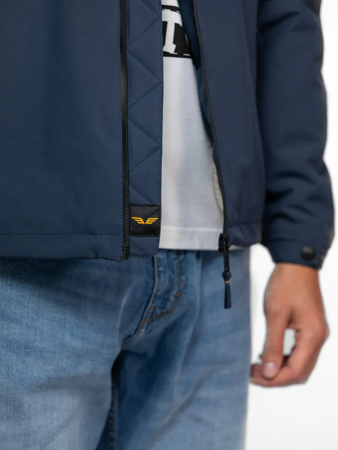 Daytona Regson parka courte sherpa Navy nylon