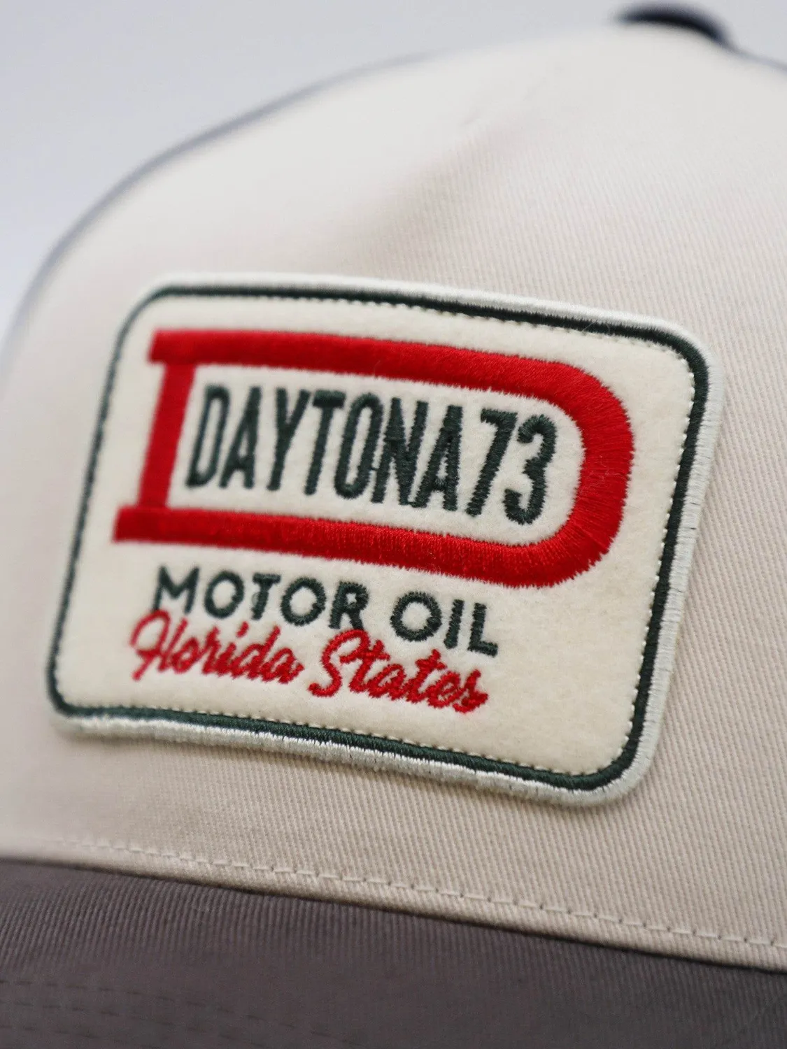Daytona Motor Oil Twill casquette homme trucker patch