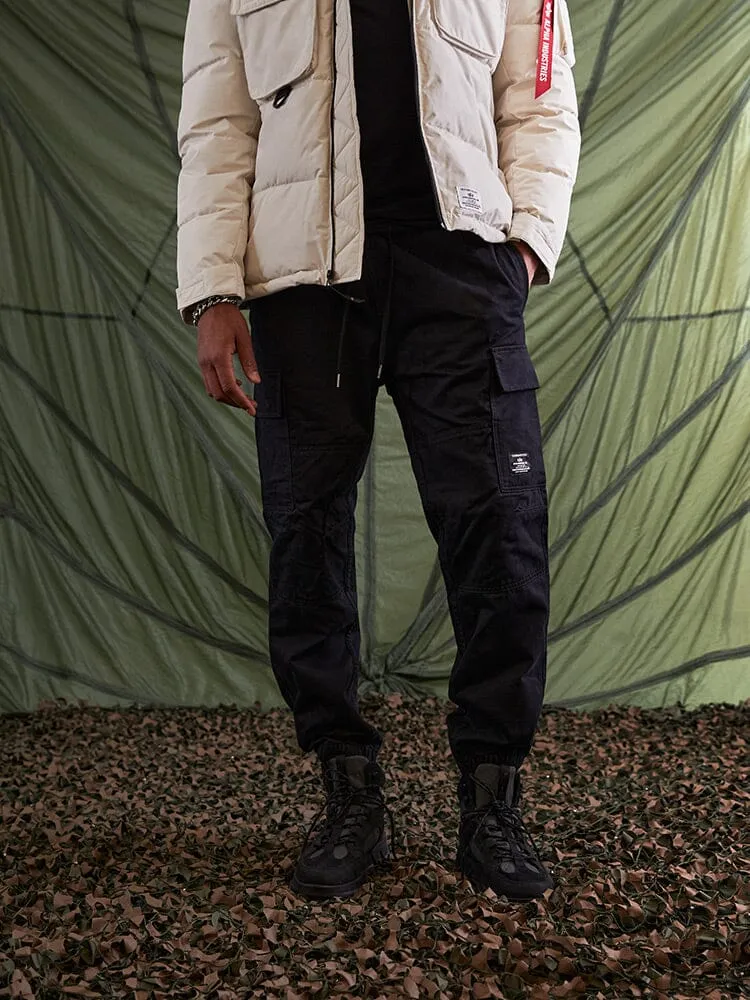 Alpha Industries Cotton jogger cargo noir coton