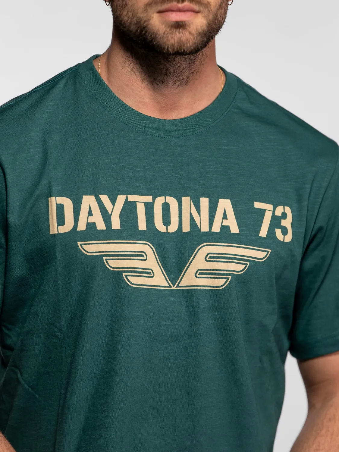 Daytona 73 Bell t-shirt homme black coton peigné