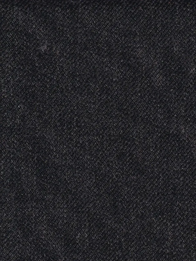 HOLLINGTON drap de laine double-face gris fusain tissu au mètre laine