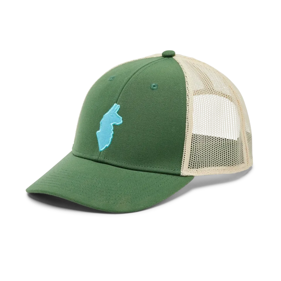 Cotopaxi Llama casquette trucker Forest recyclée