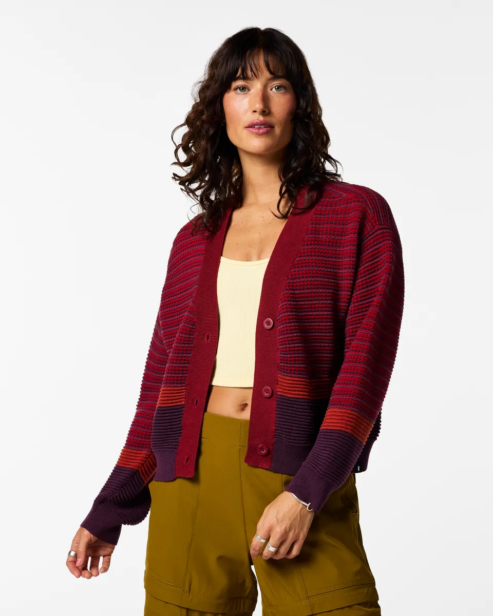 Cotopaxi Libre cardigan femme Chalk maille