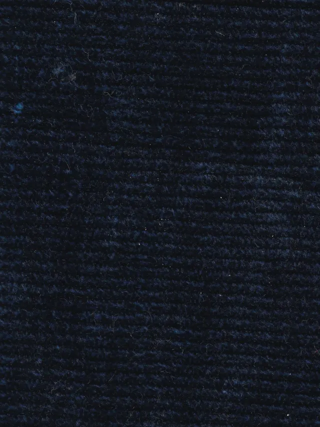 Hollington velours coton fines côtes bleu au mètre