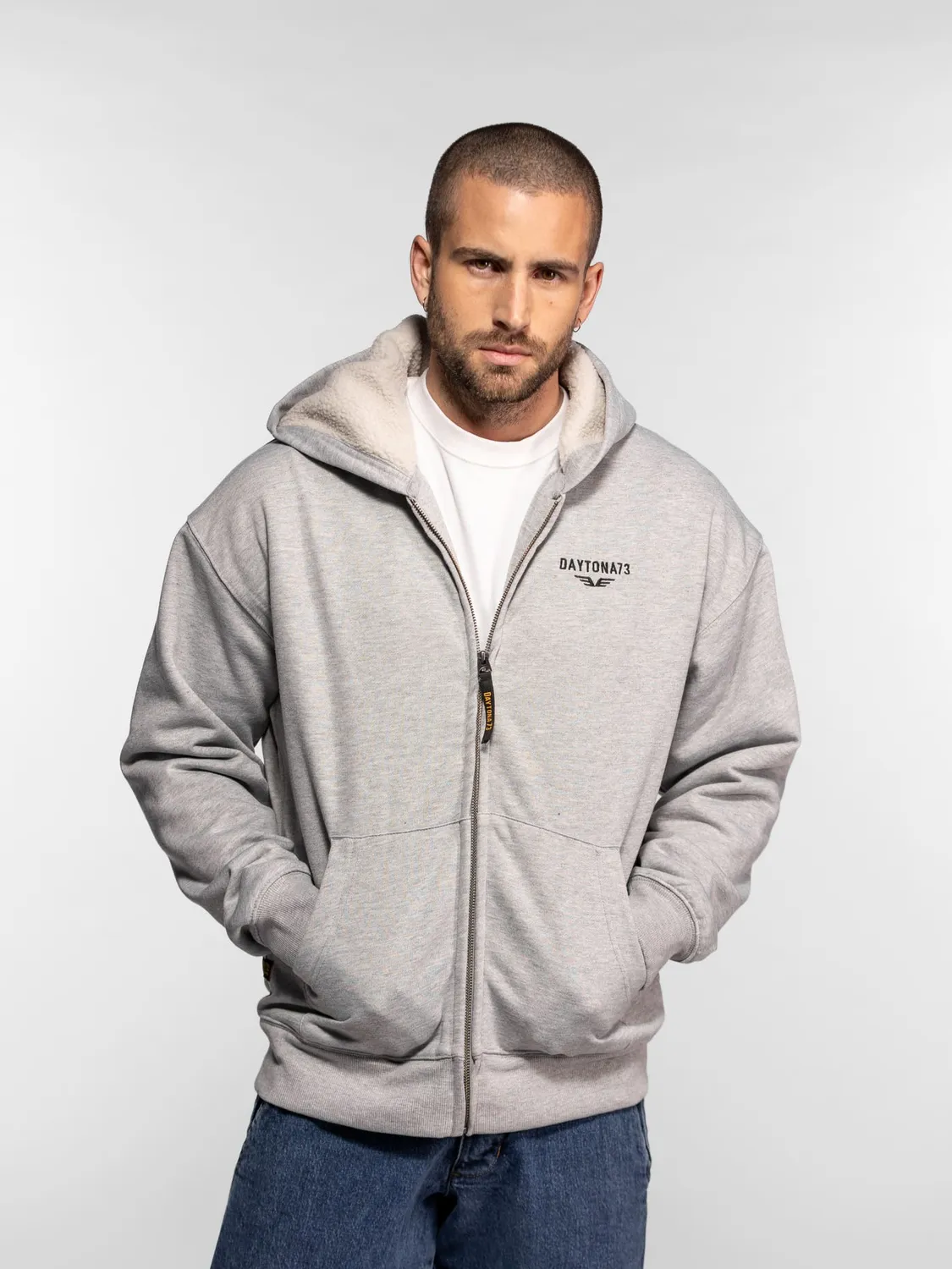DAYTONA Chamonix sweat sherpa homme noir