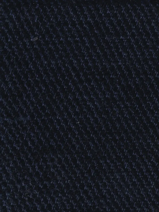 HOLLINGTON Rothko tissu chenille bleu marine 6 m laine coton