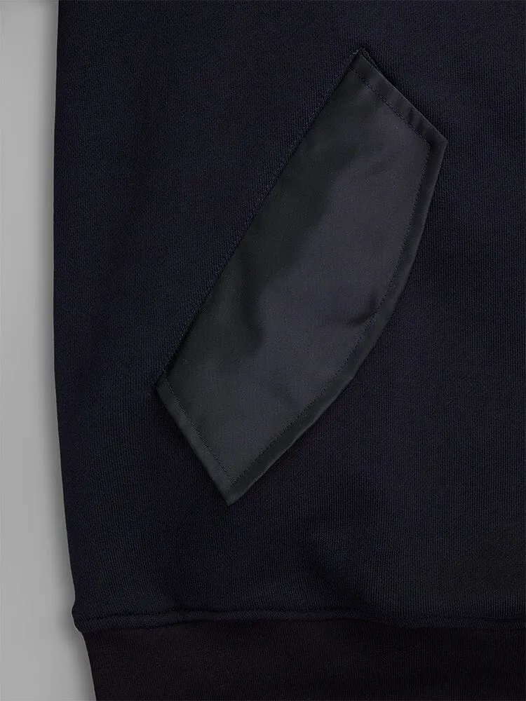 Alpha Industries MA-1 sweat zippé à capuche noir molleton