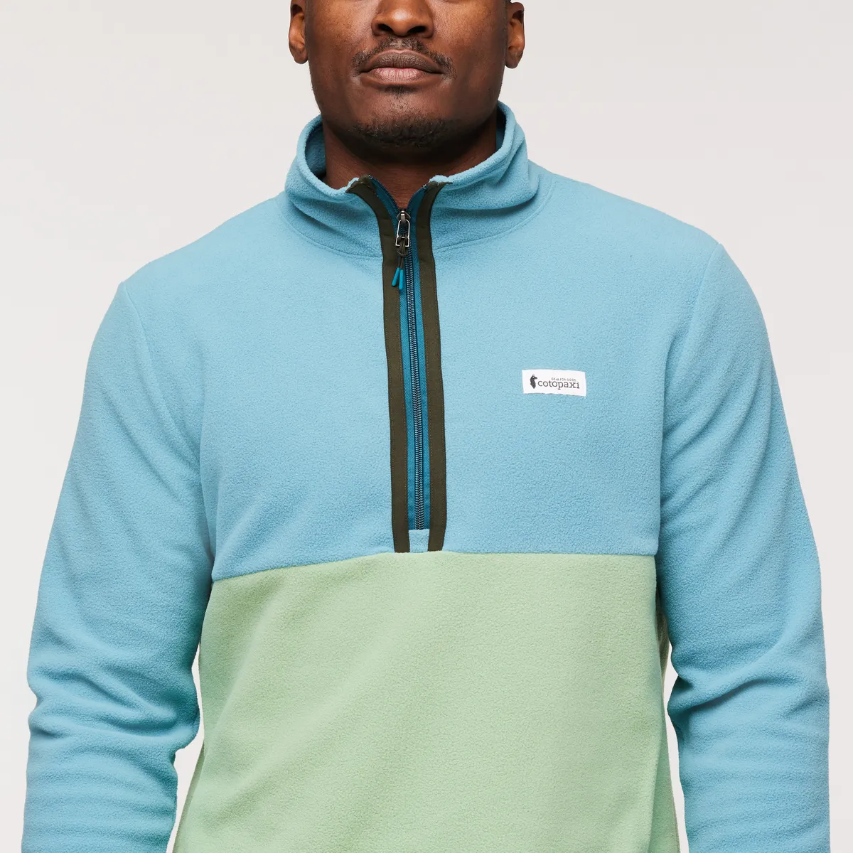 Cotopaxi Amado pull polaire homme Graphite demi-zip recyclé