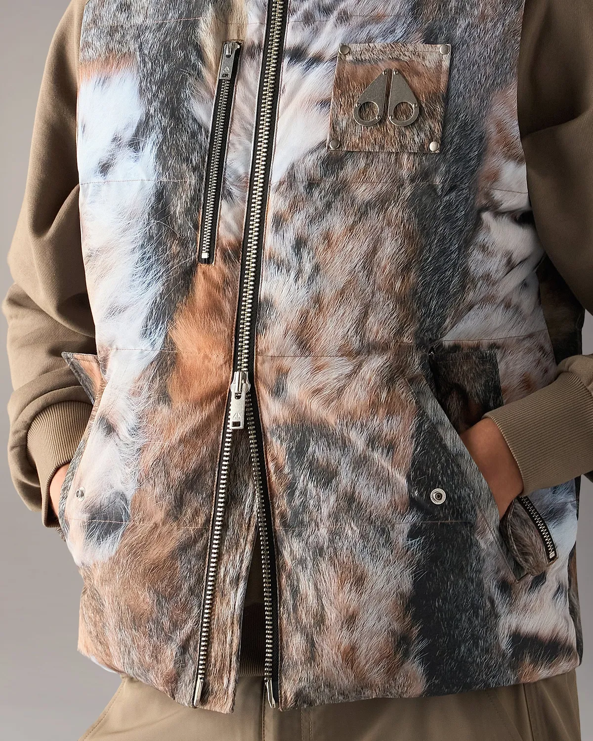 Moose Knuckles Original Westmount Camo gilet sans manches Wild