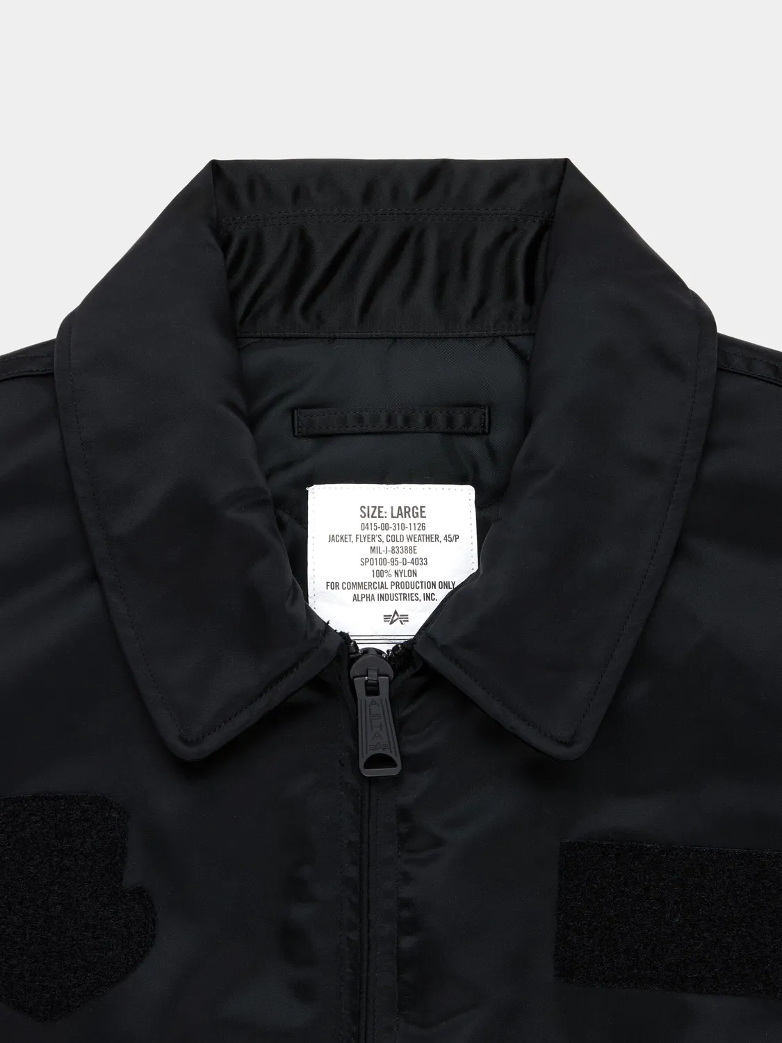 Alpha Industries CWU 45/P bomber heritage noir nylon