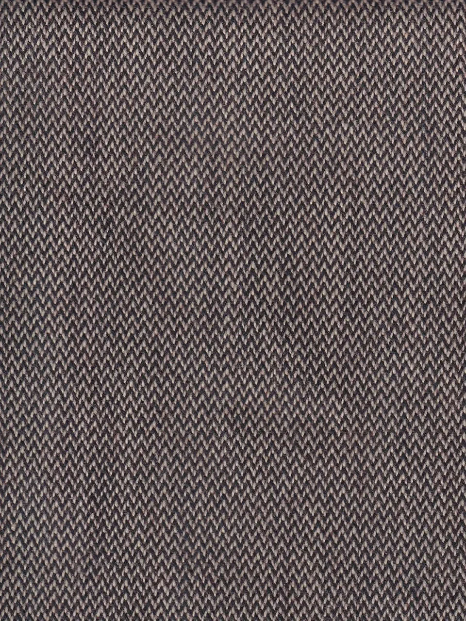 Hollington toile coton tissu chevrons bruns 5m écru