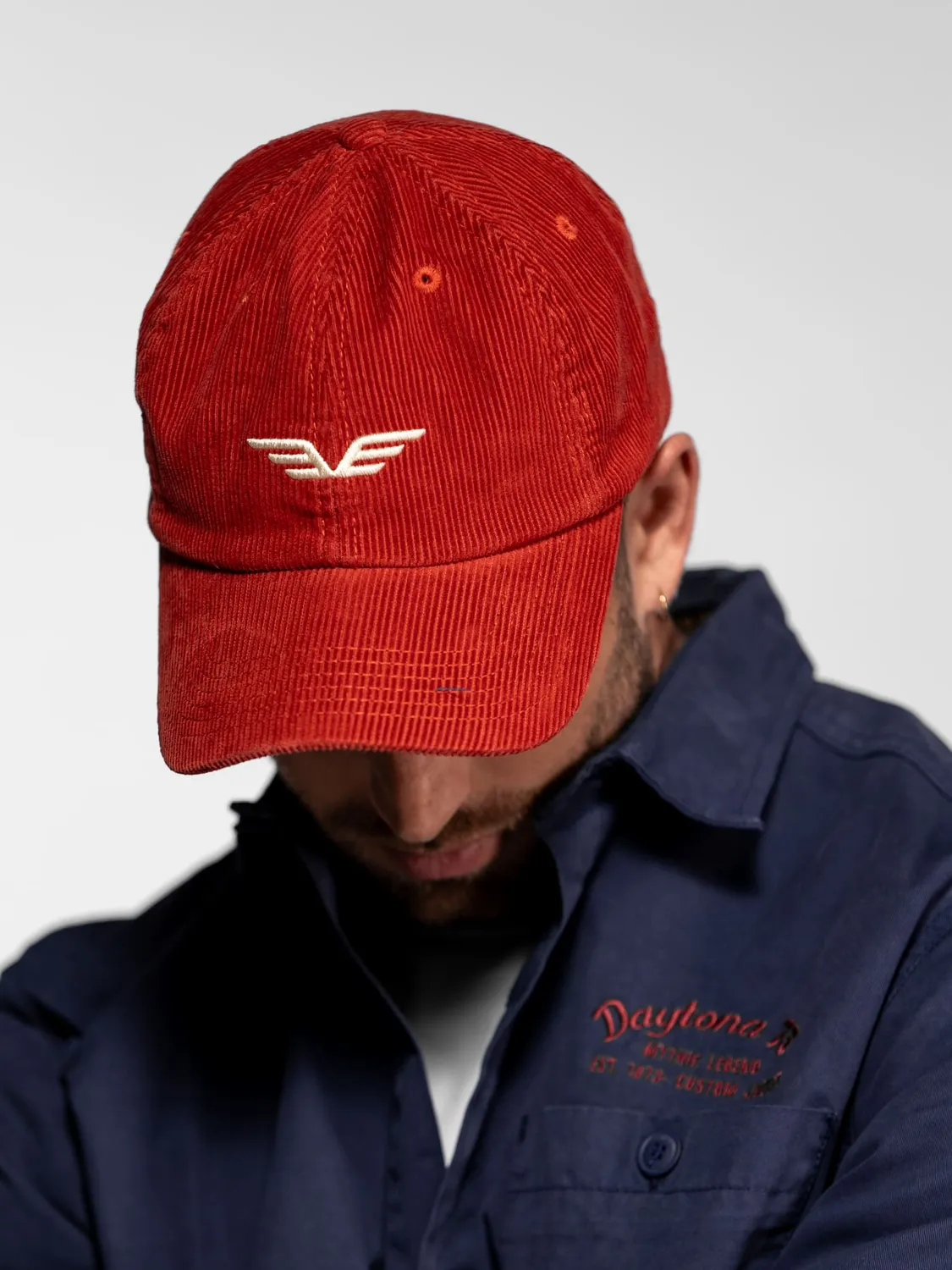 Daytona Brandon casquette velours Basalt taille unique