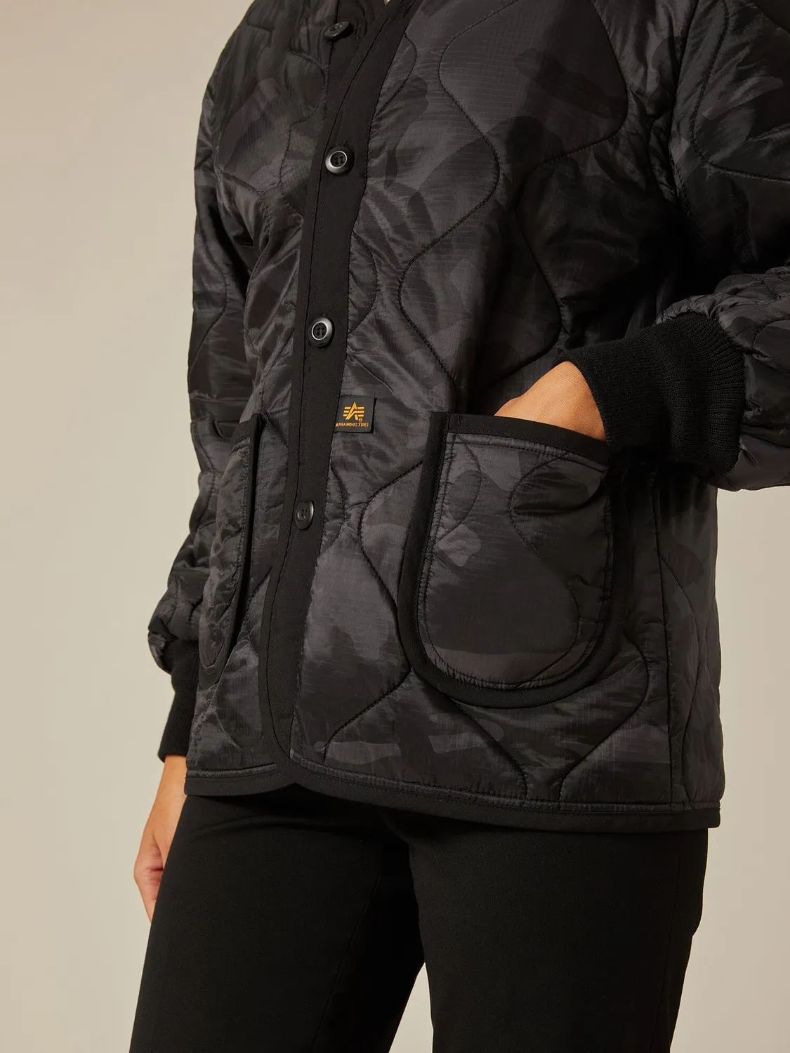 Alpha Industries ALS/92 liner veste camouflage noir