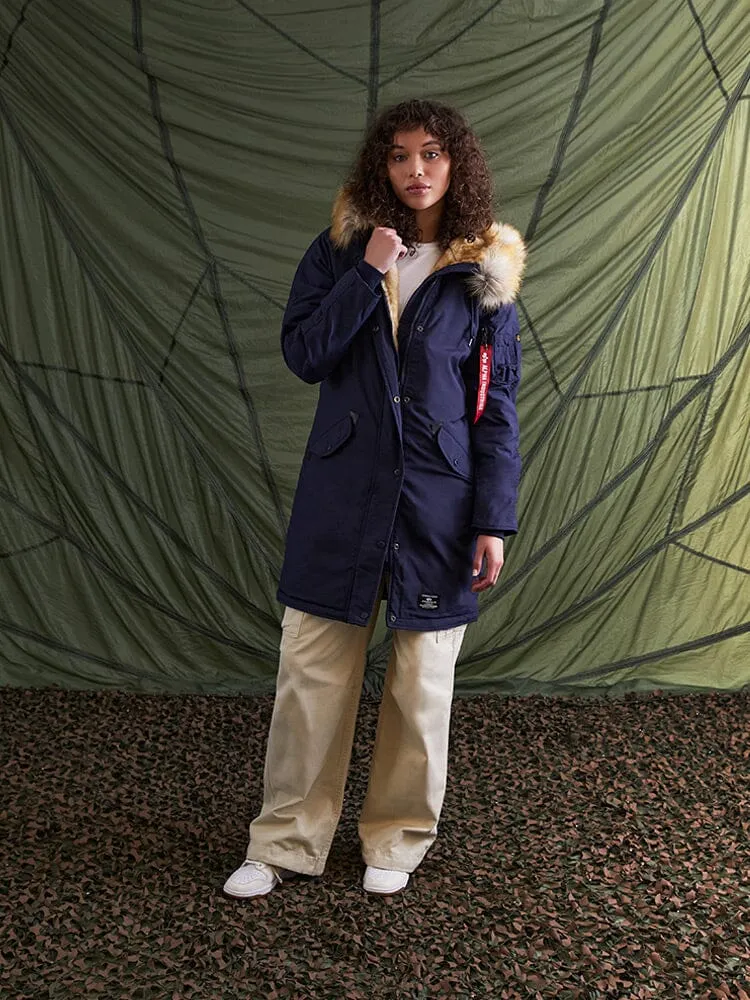 Alpha Industries Elyse Gen II parka bleu fausse fourrure