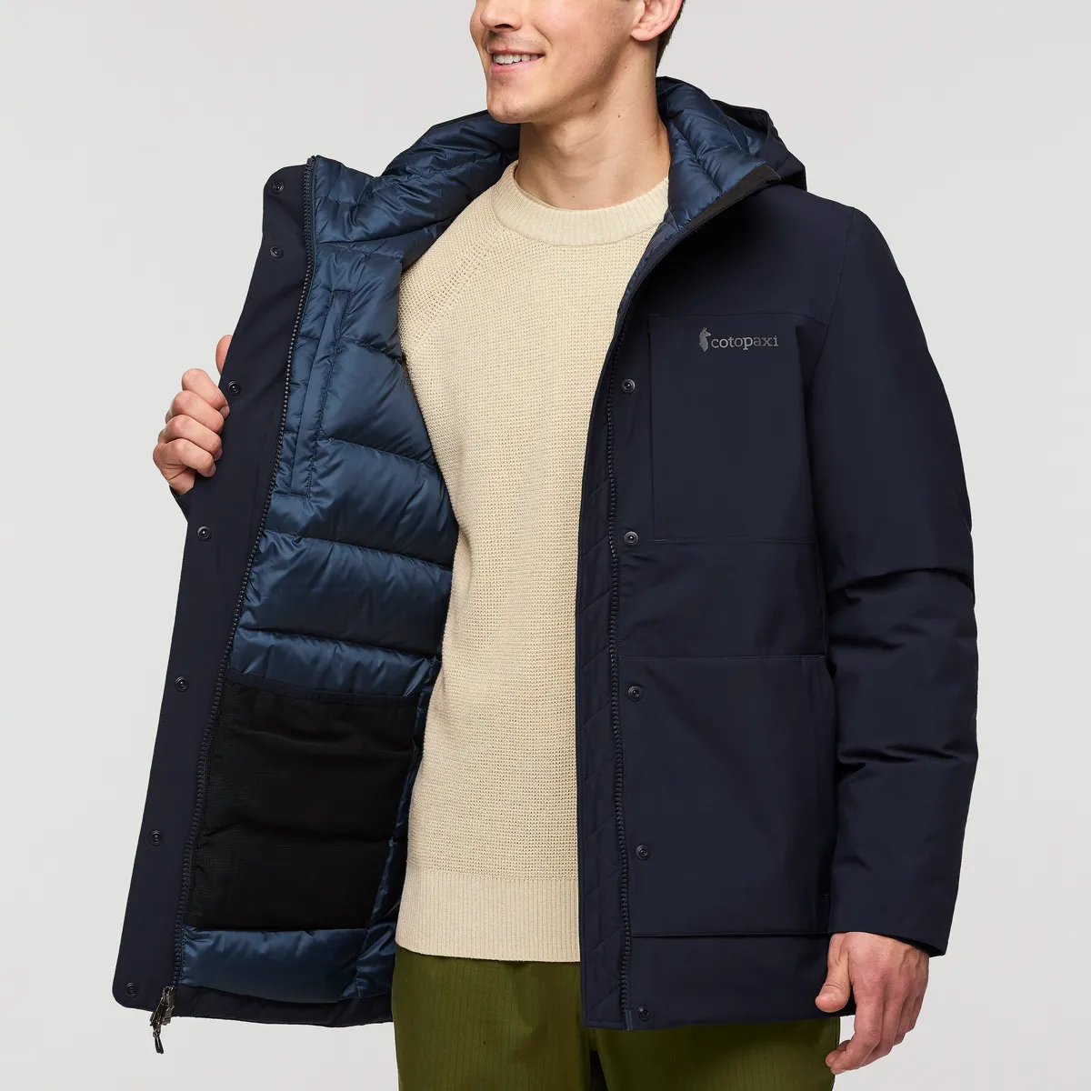 Cotopaxi Calidez parka duvet homme Carbon imperméable