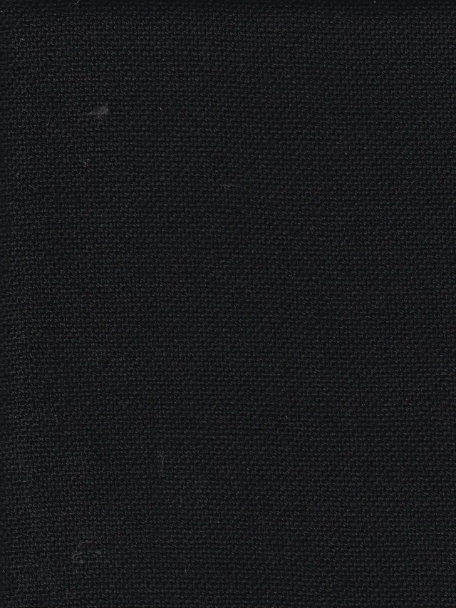 Hollington Soulage tissu crêpe de laine noir 8 m infroissable