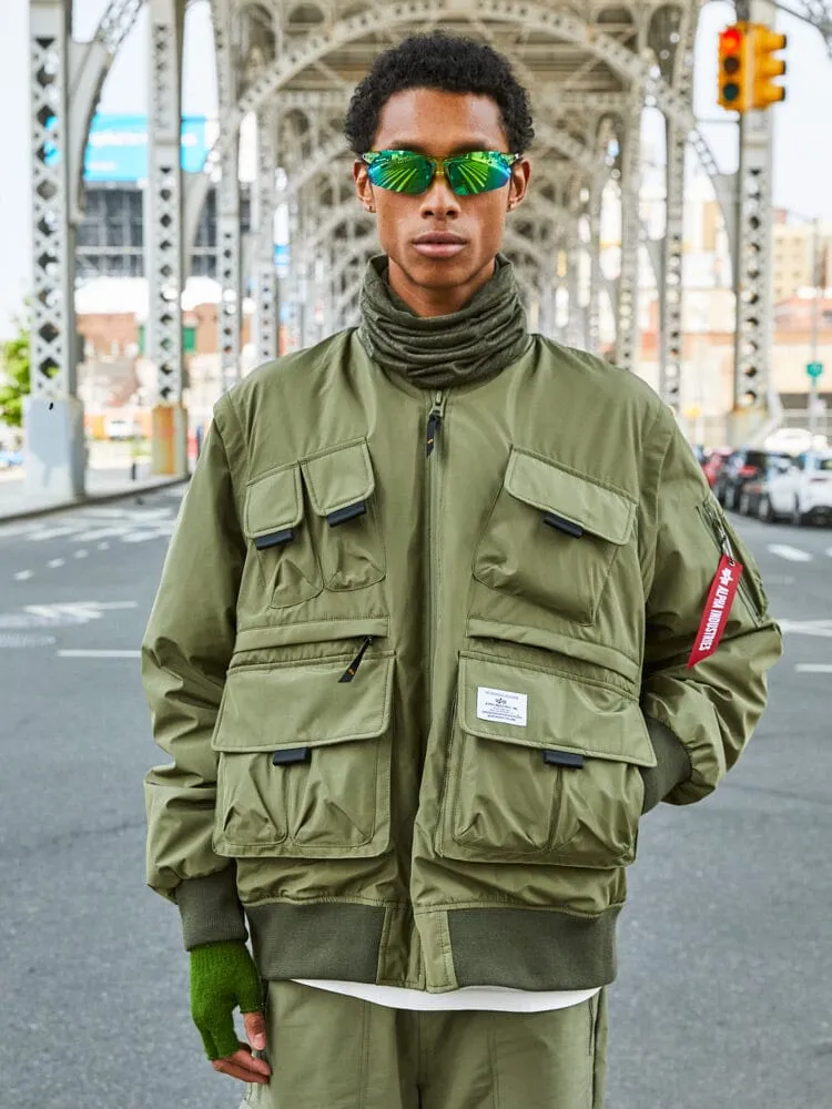 Alpha Industries Multi Pocket Bomber blouson vert OG-107