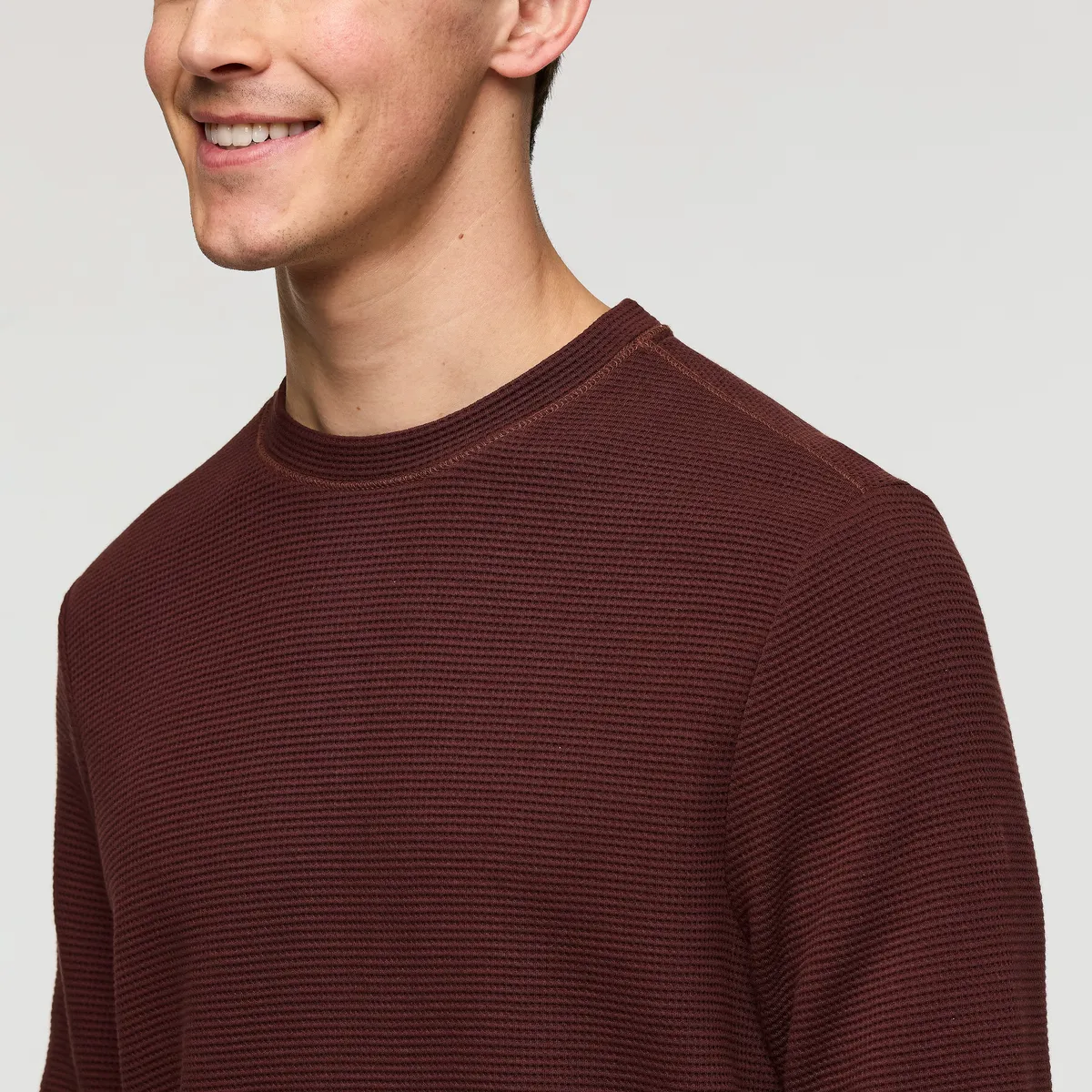 Cotopaxi Atajo chemise gaufrée homme Chestnut manche longue