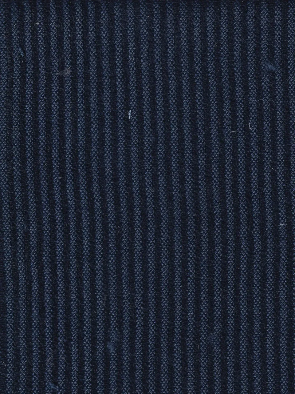 Hollington Merlin tissu coton navy 9 m à côtes