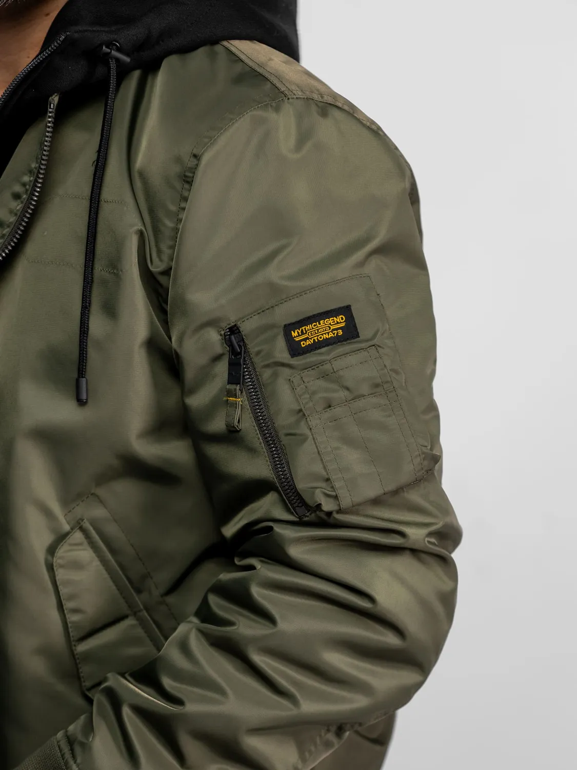 Daytona Charleston bomber nylon capuche