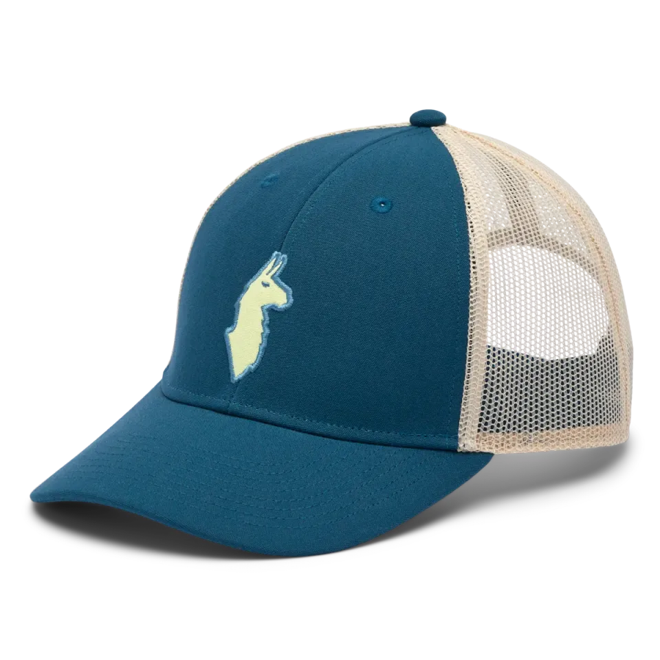 Cotopaxi Llama Trucker casquette Abyss recyclée réglable