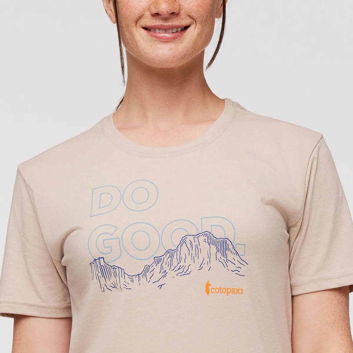 Cotopaxi Rising Do Good t-shirt femme Deep Ocean