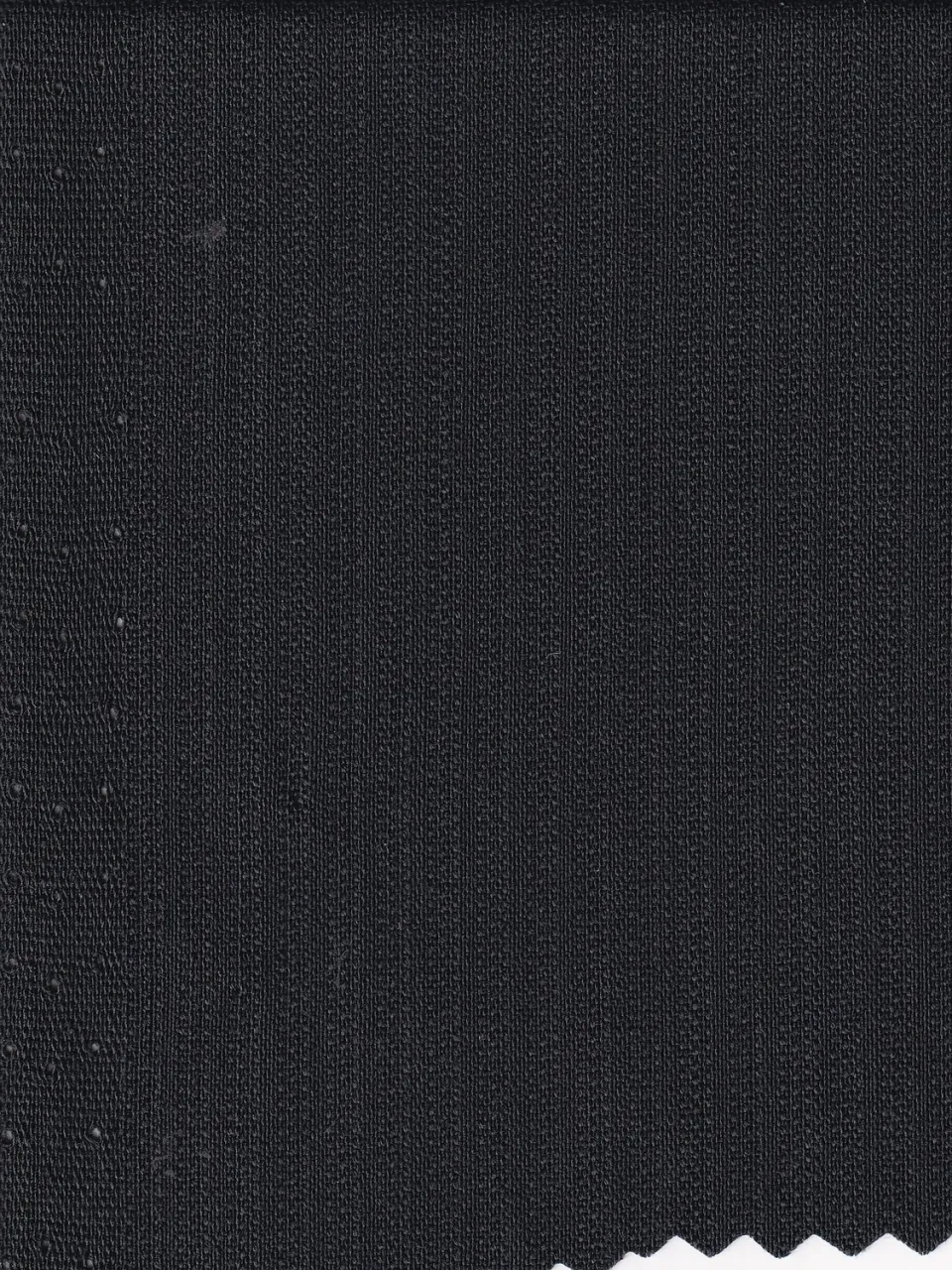 Hollington crêpe Rothko tissu au mètre 10 m noir rayé
