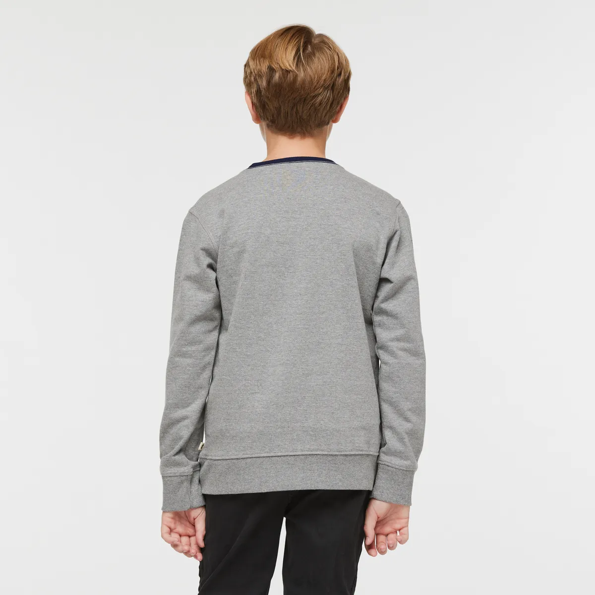 Cotopaxi Do Good Crew sweat enfant Heather Grey molleton
