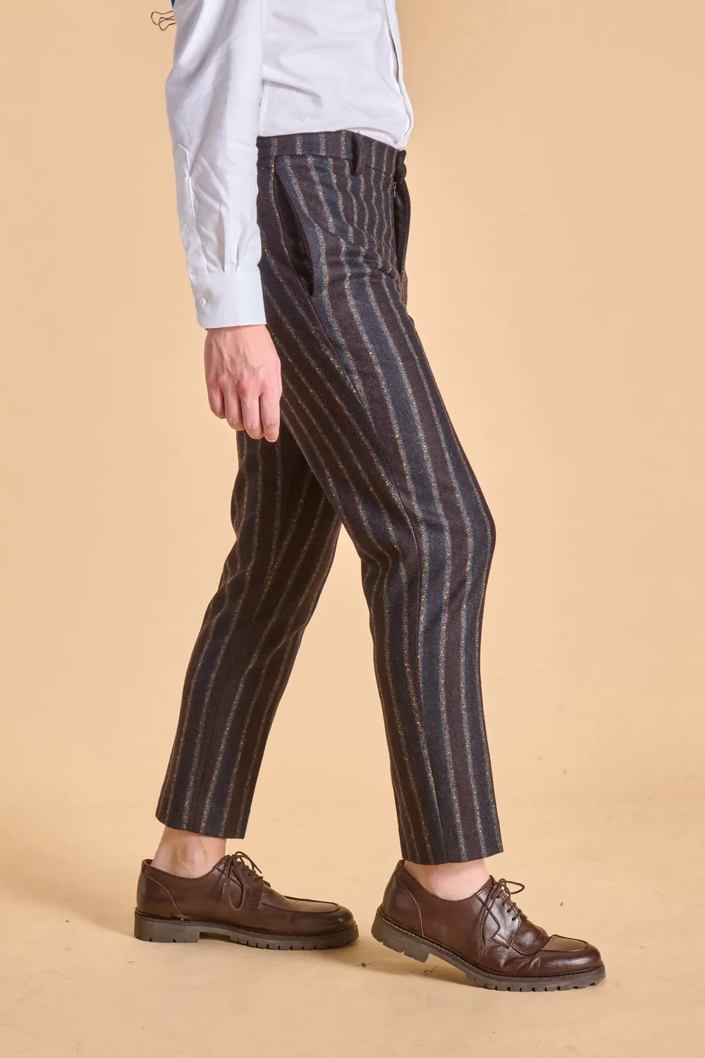 Soubacq Mayfair pantalon homme laine ottoman