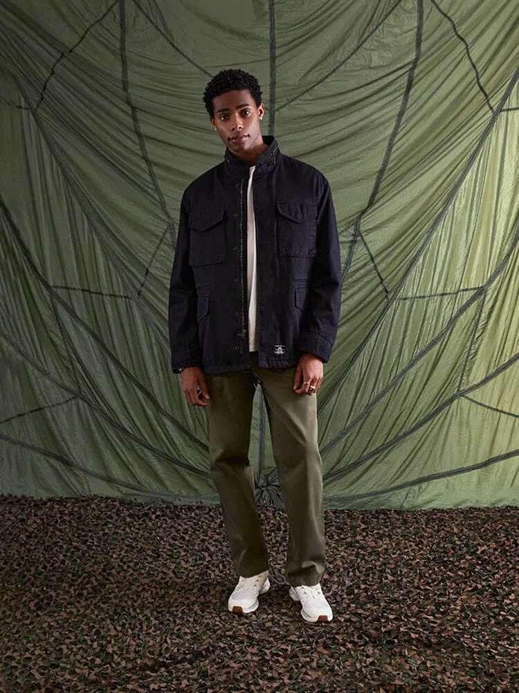 Alpha Industries M-65 Mod Gen II field jacket noir 100% coton