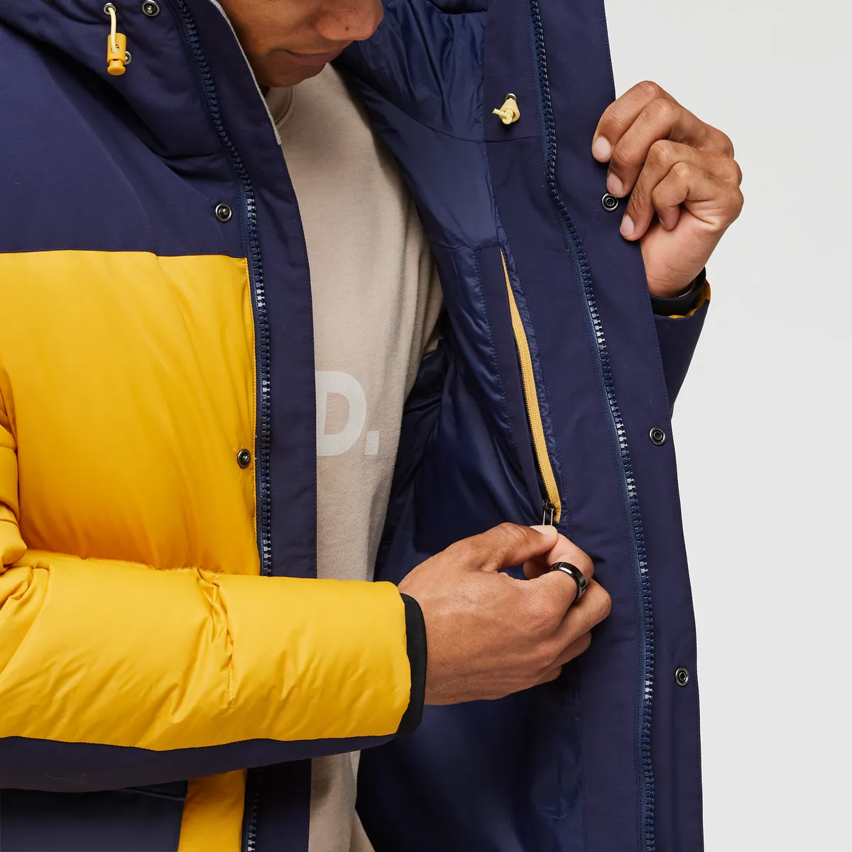Cotopaxi Solazo Down parka homme Maritime Amber duvet 600