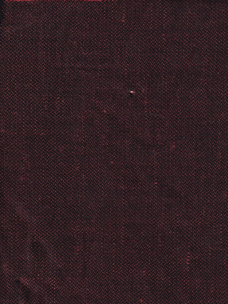 Hollington toile tissu double-face laine lin bordeaux 60 m