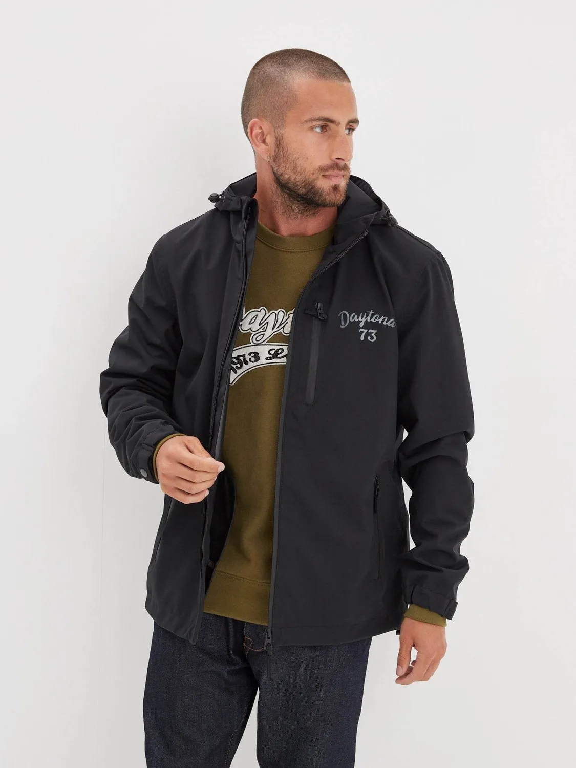 Daytona Lurayer veste pluie homme noire imperméable