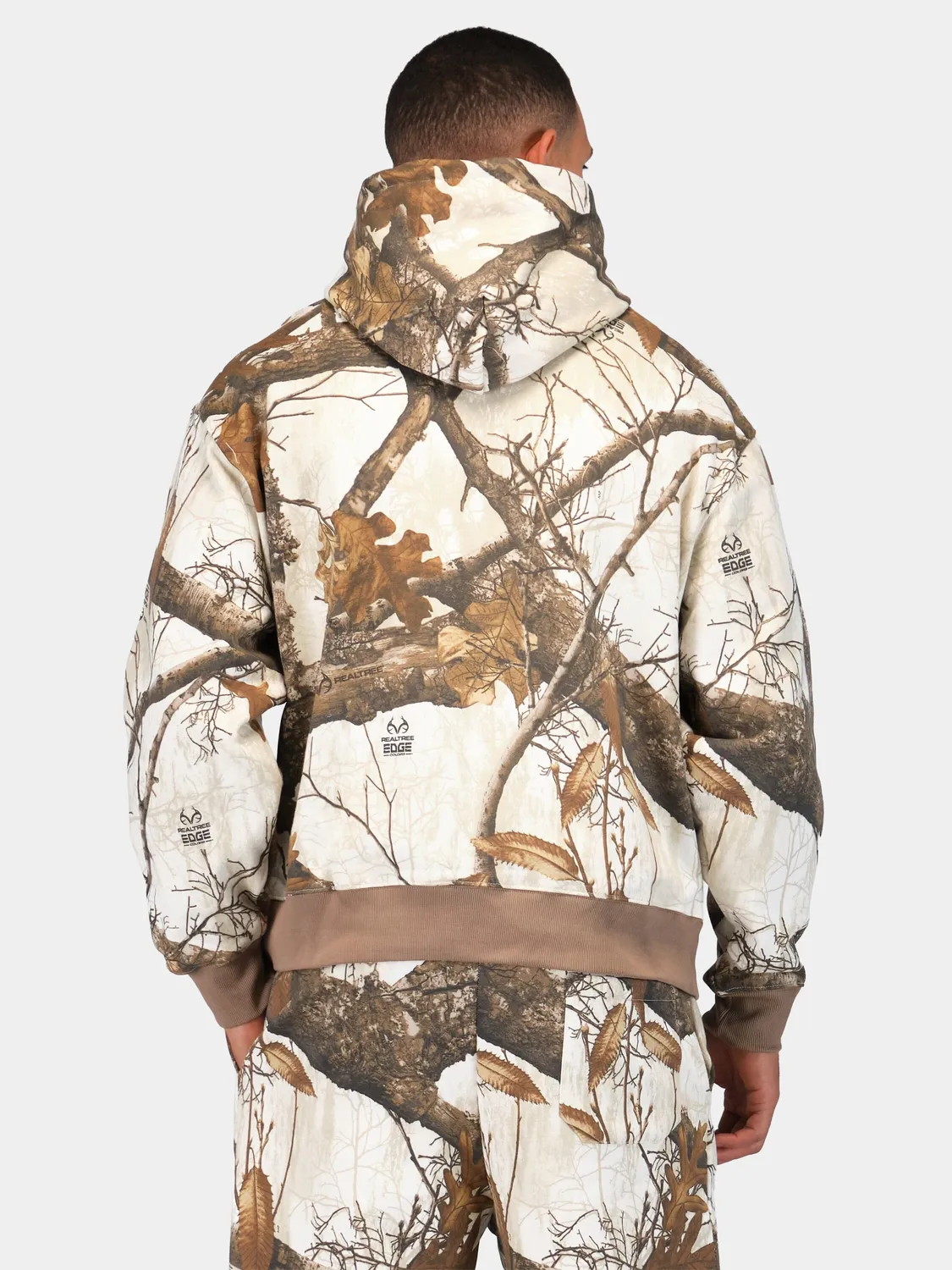 Alpha Industries Essential hoodie camo neige coton