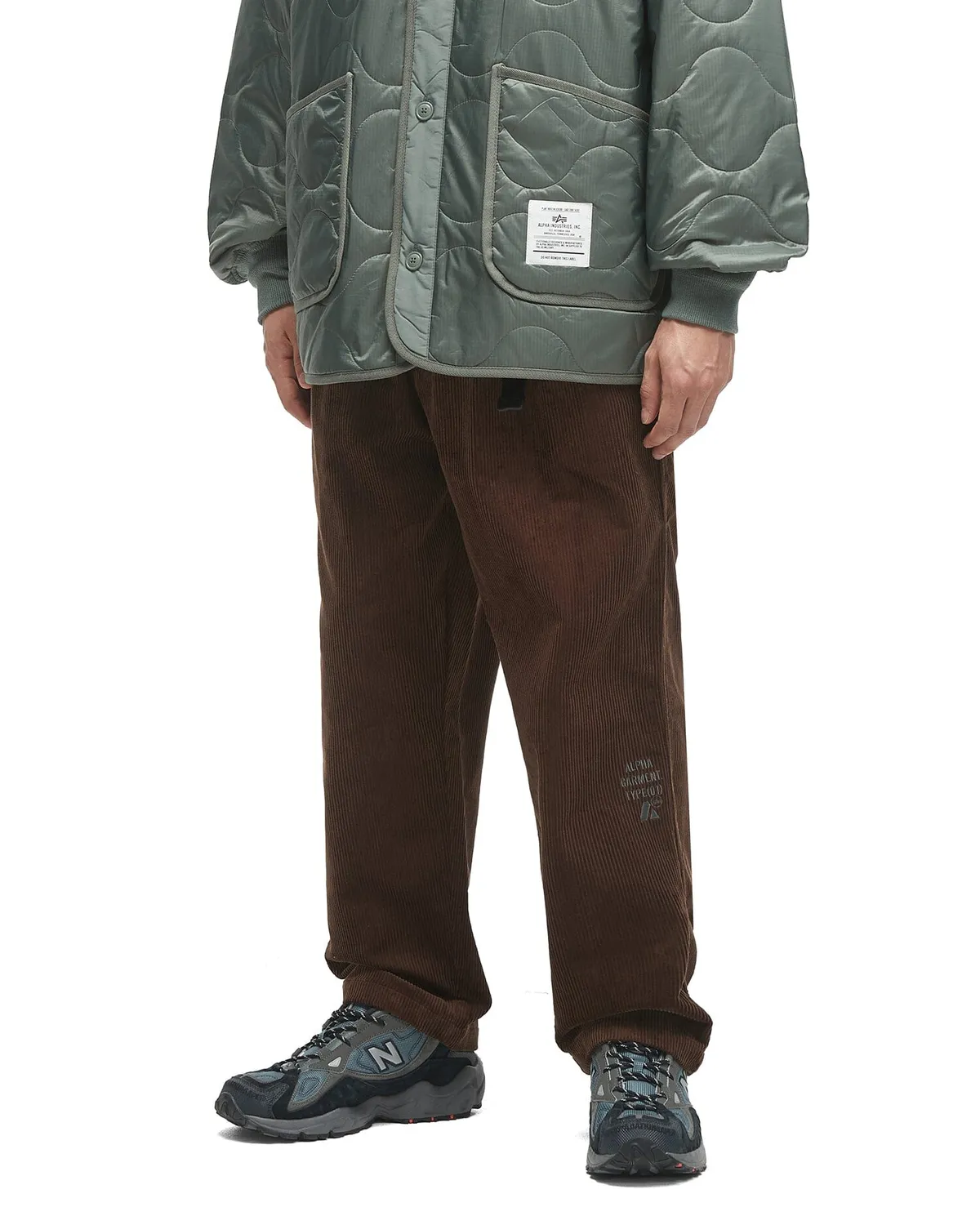 Alpha Industries UNFRM pantalon cargo homme velours rouille