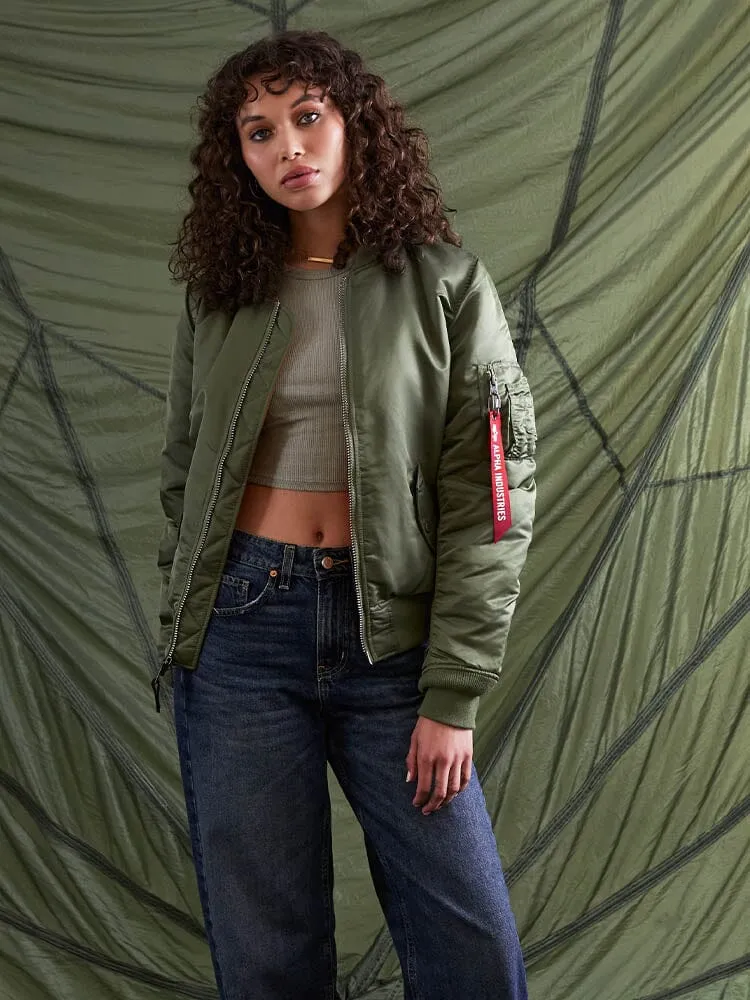 Alpha Industries MA-1 Bomber Femme réversible sage