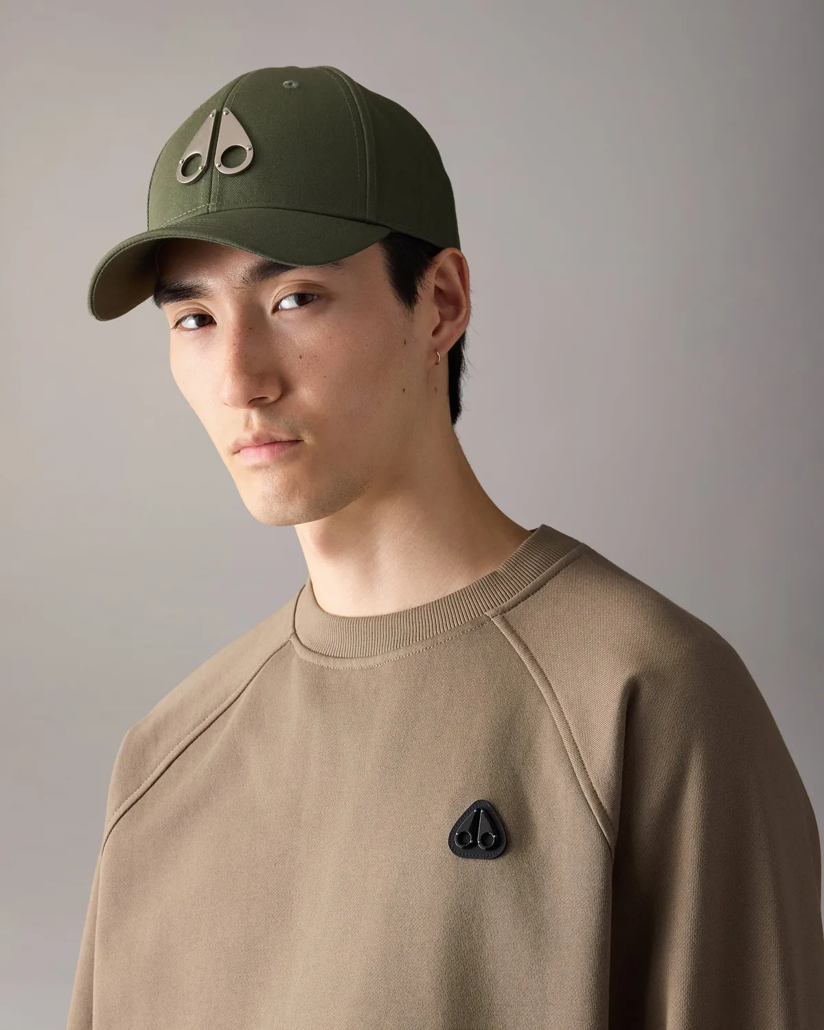Moose Knuckles Logo Icon casquette baseball noir coton